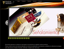 Tablet Screenshot of placasytrofeos.com
